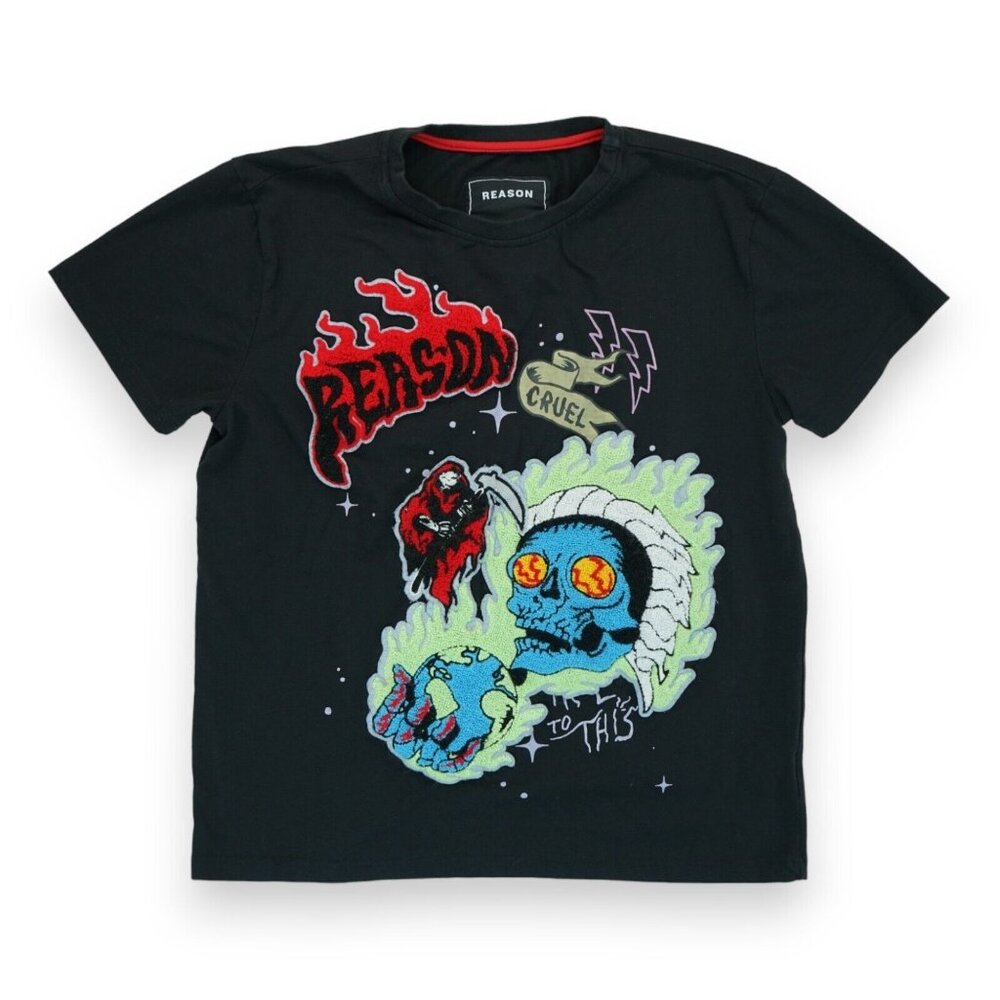 Reason Apocalyptic Earth Short‎ Sleeve T Shirt Size Large Men's